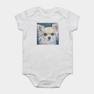 Chihuahua Fine Art Painting Baby Bodysuit